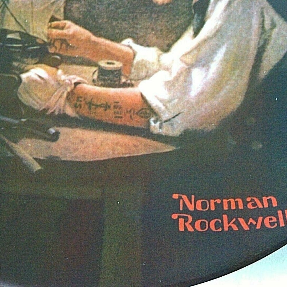 Norman Rockwell Collectible Decorative Plate Ship Builder Display Heritage Wall - Picture 14 of 16
